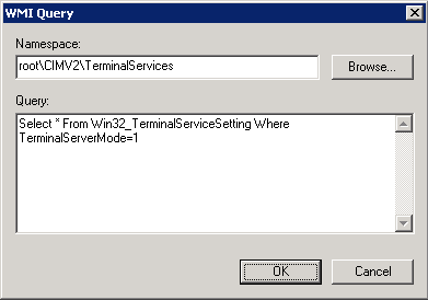 Wmi query
