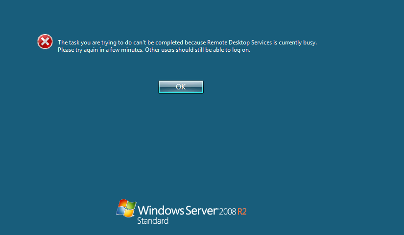 Rds error