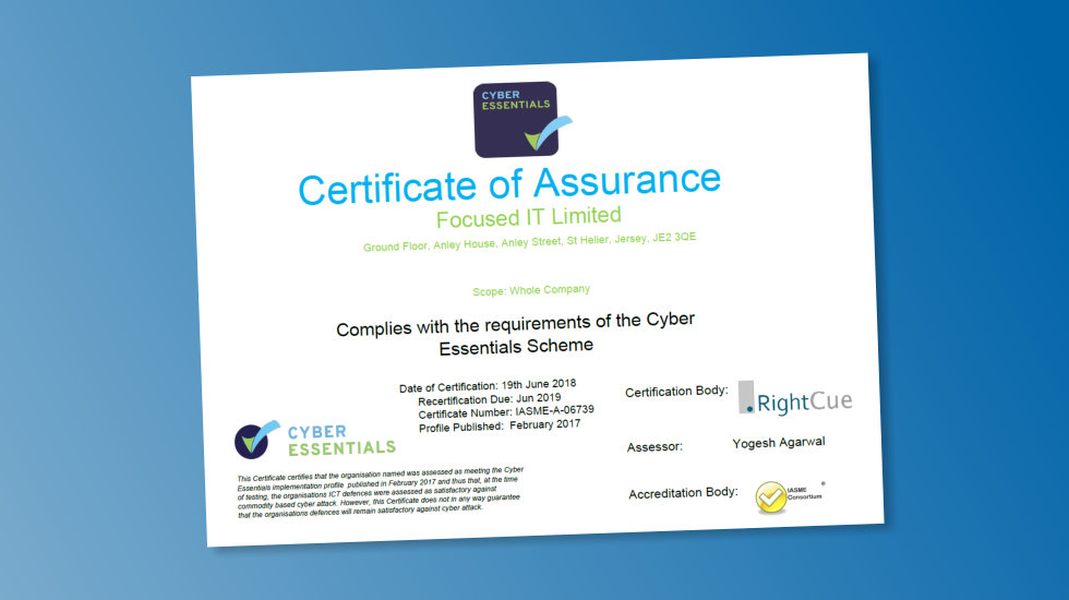 Cyber essentials